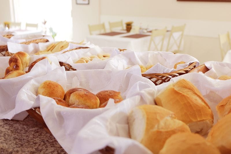 Pães do Café da Manhã da Pousada das Araras de Araçuaí