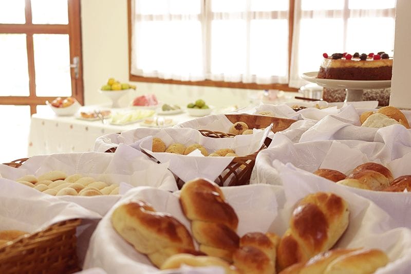 Pães do Café da Manhã da Pousada das Araras de Araçuaí