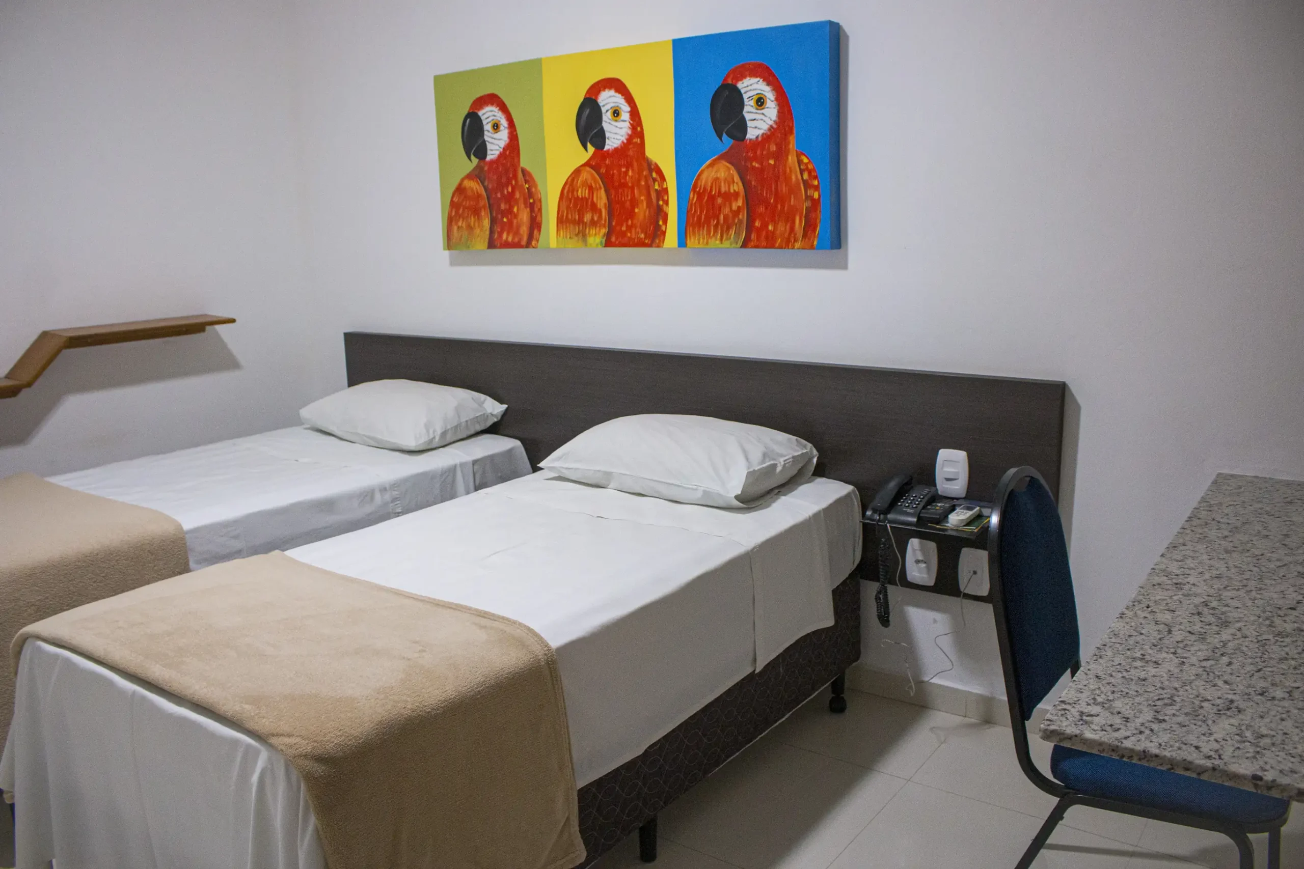 Camas do Apartamento Clássico Solteiro